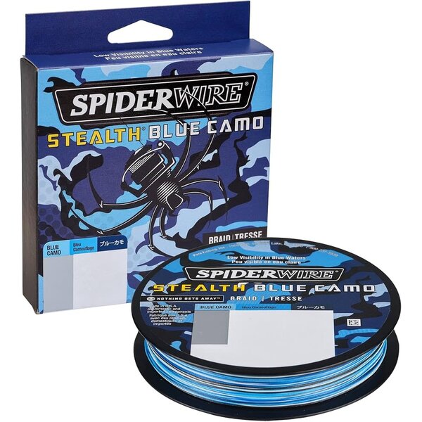 SpiderWire Stealth Blue Camo Braid