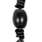 Compac Black Barrel Swivels Size 12 10-pk