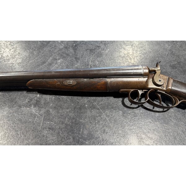 Stevens & Co 12ga Side by Side 32" BBLS Damascus Hammer Gun