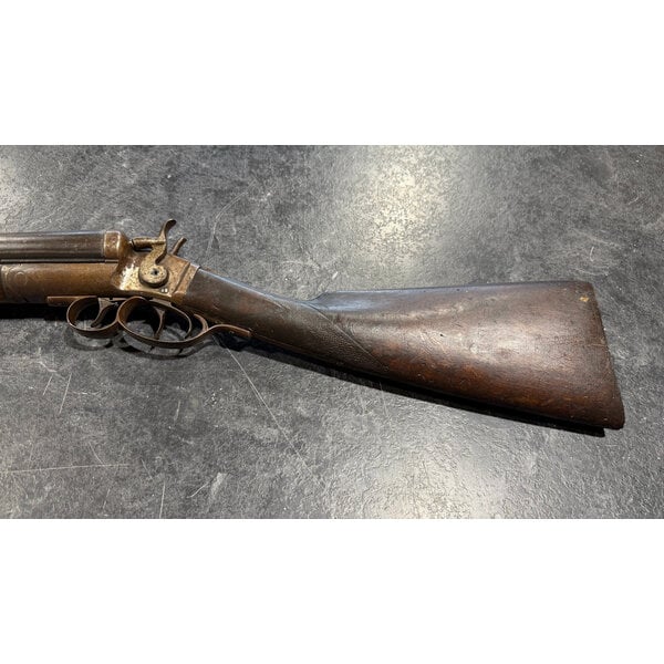 Stevens & Co 12ga Side by Side 32" BBLS Damascus Hammer Gun
