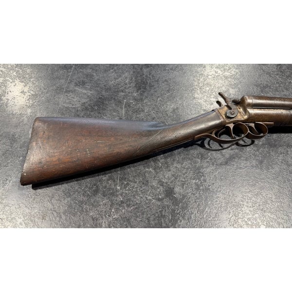 Stevens & Co 12ga Side by Side 32" BBLS Damascus Hammer Gun