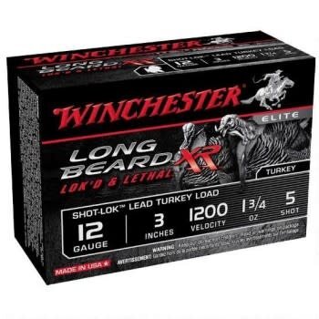Winchester STLB1235 Long Beard XR Shotshell 12 GA, 3 in, No. 5, 1-3/4