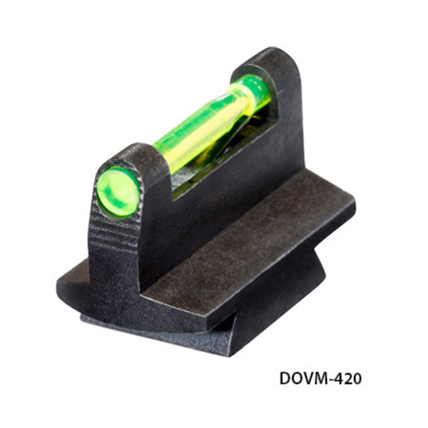 Hi-Viz HIVIZ 3/8 In Dovetail Fibre Optic Sight .420 Height