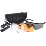 Saber Advanced Frame Color:Matte Black Lens Color:Light Rust/Smoke Gray/Clear Rx Insert:No