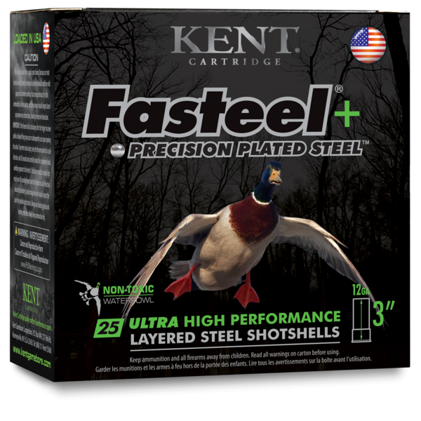 Kent Fasteel +2 20ga, 3", 1 1/4oz 1350FPS #2&4