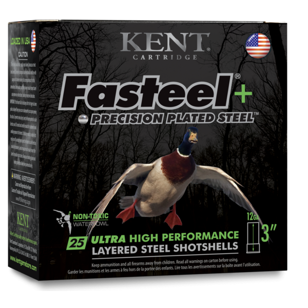 Kent Fasteel +2 20ga, 3", 1 oz 1350FPS #4&6