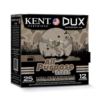 Kent All Purpose Steel 12 Gauge 3in #BB 1-1/4oz Waterfowl Shotshells - 25 Rounds