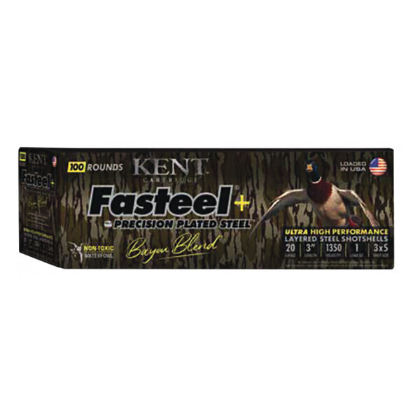 Kent Kent Fasteel+ Bayou Blend 20GA 3" 1 OZ #3X5 1350FPS Ammunition