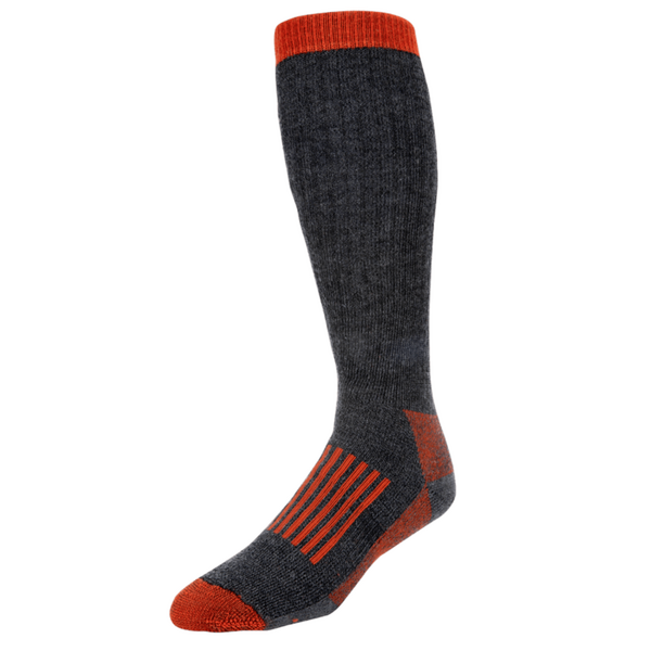 Simms M's Merino Thermal OTC Socks. Carbon