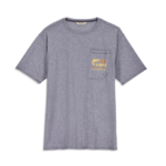 Simms M's Harbor Lightweight Tech Pocket T-Shirt. Tahitian Pearl Heather