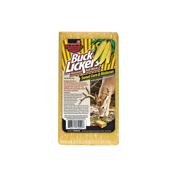 Evolved Habitats Buck Lickers-Sweet Corn & Molasses Block 4lb