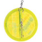 Luhr Jensen Dipsy Diver 2-1/4" Chartreuse Silver Bottom Moonjelly (REG$17.99)