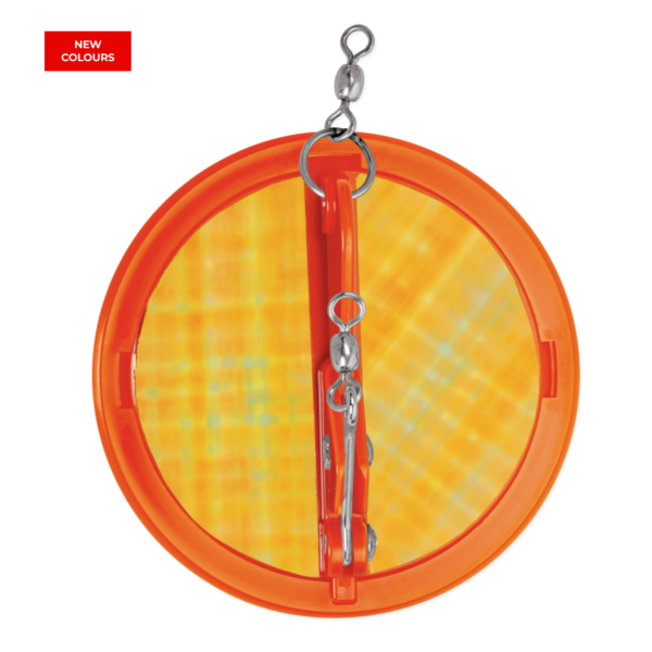 Luhr Jensen Dipsy Diver 2-1/4" Fire/Silver Bottom Moonjelly Bottom (REG. $17.99)