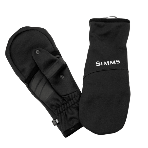 Simms Freestone Foldover Mitt. Black