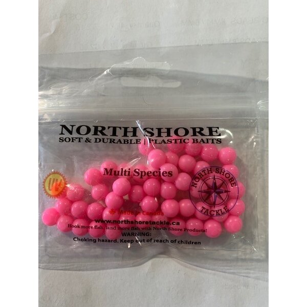 North Shore Soft Bead 10mm Bubblegum