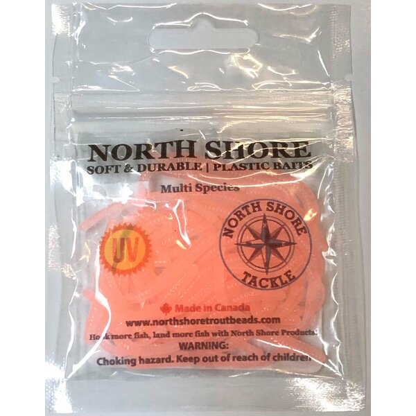 North Shore North Shore Tackle Trout Worm's 2" Peach 222
