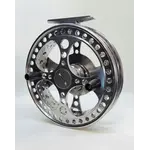 Raven Matrix Fully Ported Float Reel. 4 3/4" Polished Titanium