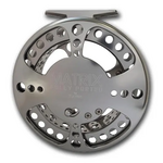 Raven Matrix Fully Ported XL Float Reel. Polished Titanium