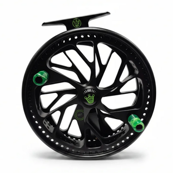 Kingpin Zodiac 500 Float Reel, Black/Green Custom