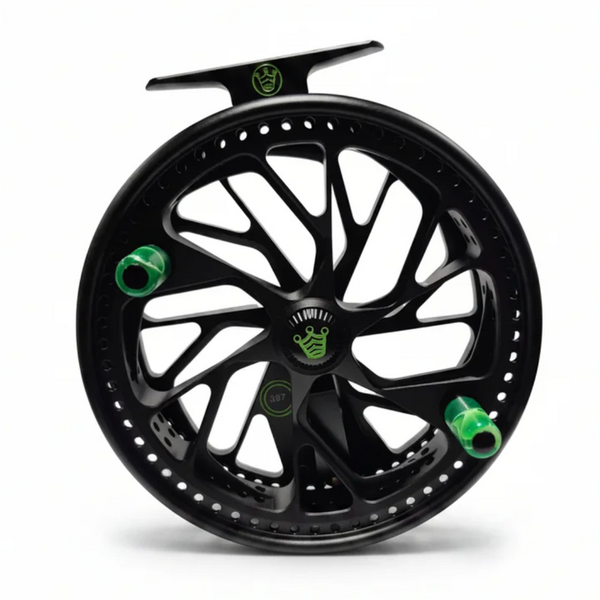 Kingpin Zodiac 500 Float Reel, Black/Green Custom
