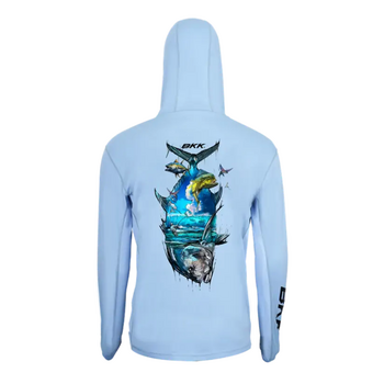 BKK LONG SLEEVE PERFORMANCE SHIRT BRAND VALUES LIGHT BLUE XXL