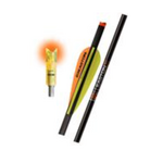 Lumenok EASTON CARBON 9MM 20" BOLT 4"V LUMENOK 3PK