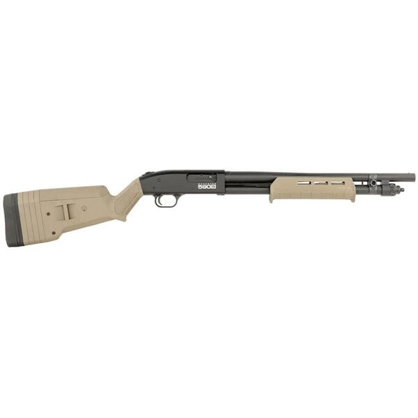 Mossberg 590S 12ga 18.5" BBL Optic Ready Short Shell Compliant Hvy BBL FDE