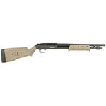 Mossberg 590S 12ga 18.5" BBL Optic Ready Short Shell Compliant Hvy BBL FDE