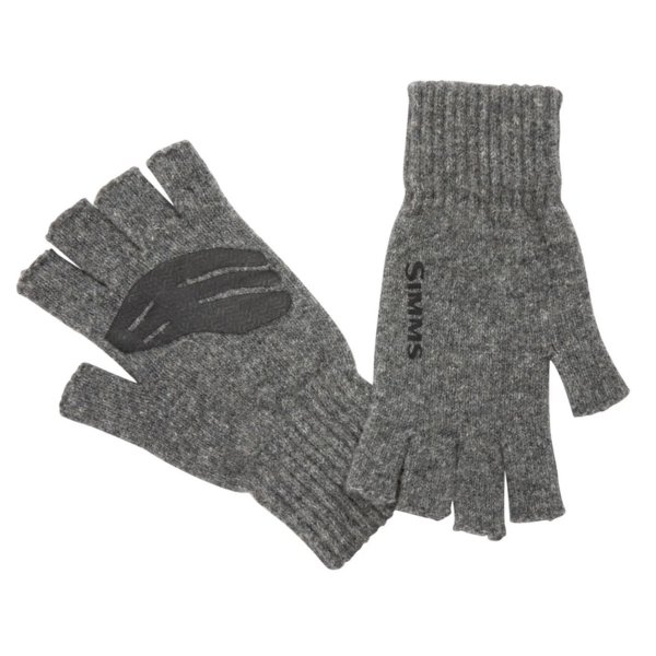 Simms Wool Half-Finger Glove Steel S/M