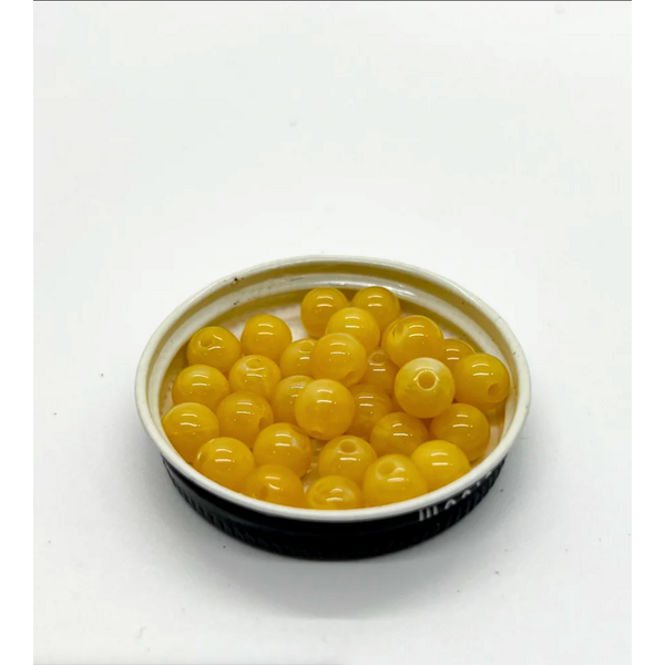 Bounty Tackle Acrylic Bead 8mm Lime Burst Glowstone