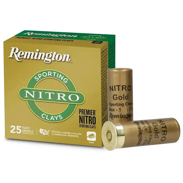 Remington Premier Nitro Sporting Clays, 12ga #7.5 Shot, 1 oz, 1350 fps Target Loads Case of 250