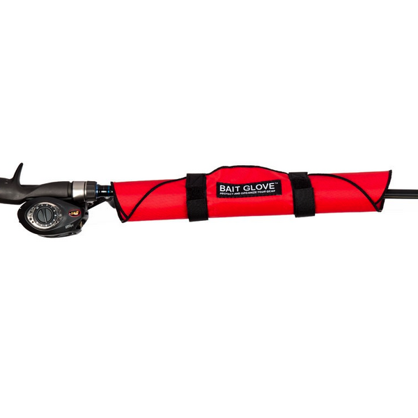 The Rod Glove Bait Glove. 9" (Red)