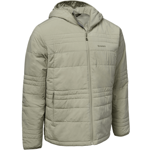 Simms M's Fall Run Hooded Jacket. Pale Pine