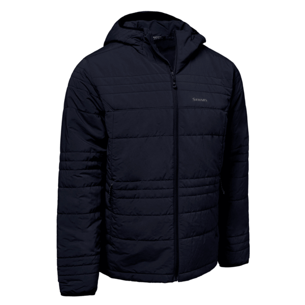 Simms M's Fall Run Hooded Jacket. Black