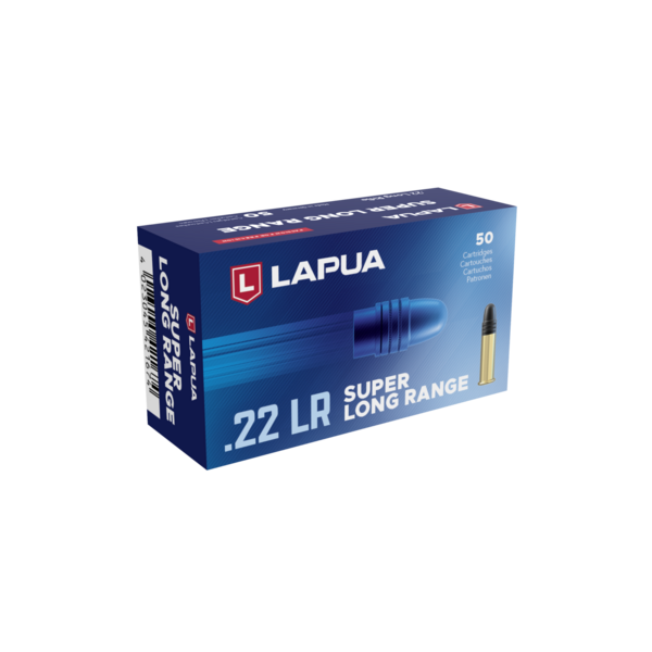 Lapua Super Long Range 22 LR 40gr Ammunition (1106fps) Box of 50
