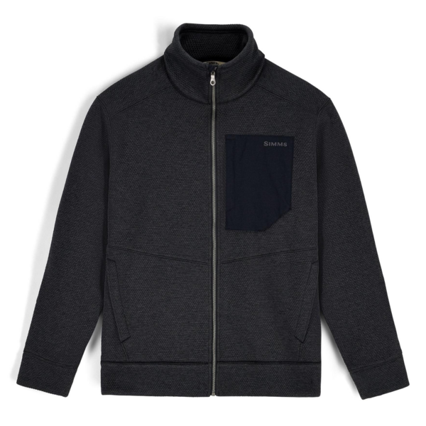 Simms M's Harbor Fleece Black Heather M
