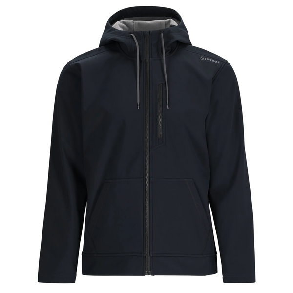 Simms M's Rogue Fleece Hoody. Black