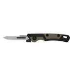 Kershaw 1891 LoneRock RBK 2 Folding Knife 2.8" Skinner/Caper #60A Replaceable Blade, GFN Handles with Rubbed Overmold, Nylon Sheath, Liner Lock