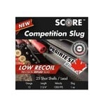 Score 12ga 1oz 2 3/4" Low Recoil Competition Slugs Case of 250