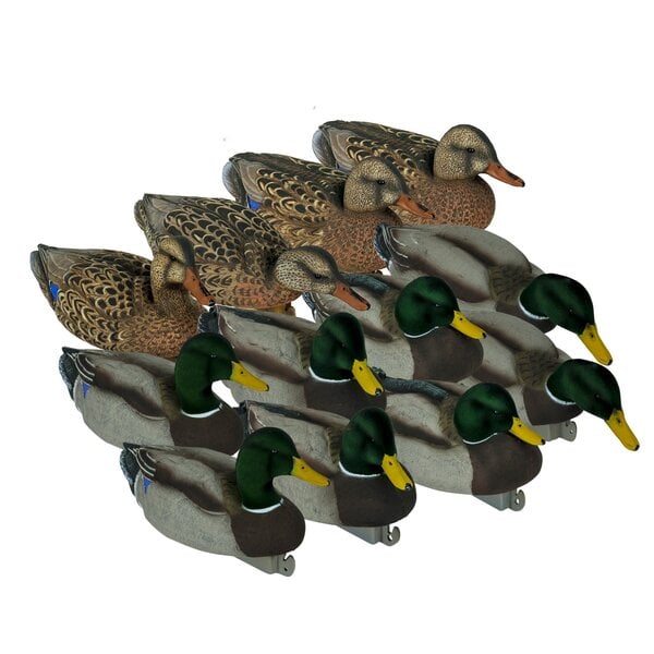 Tanglefree Tanglefree Flight Flocked Mallard 12 Pack Decoys