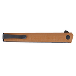 CRKT CRKT Columbia River  CEO  Flipper Knife 3.35" Black Plain Blade, Desert Tan