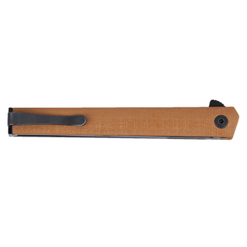 CRKT CRKT Columbia River  CEO  Flipper Knife 3.35" Black Plain Blade, Desert Tan