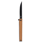 CRKT CRKT Columbia River  CEO  Flipper Knife 3.35" Black Plain Blade, Desert Tan