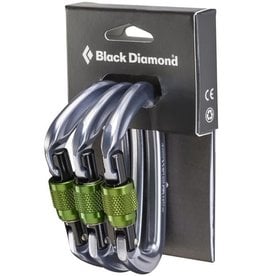 Black Diamond HotForge Screwgate Carabiner 3-Pack