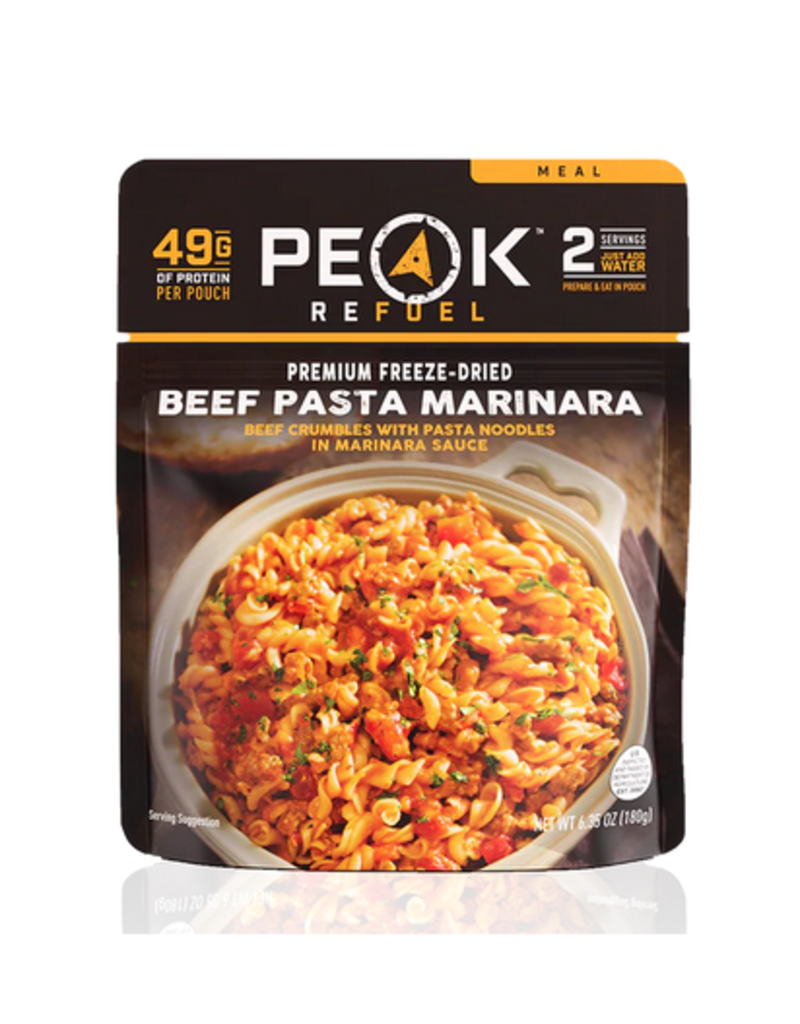 Peak Refuel Beef Pasta Marinara