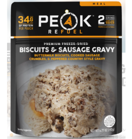 Peak Refuel Biscuits and Sausage Gravy