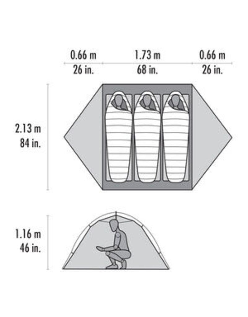 MSR Hubba Hubba 3 Tent V7