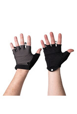 Level Six Cascade Fingerless Gloves Silver