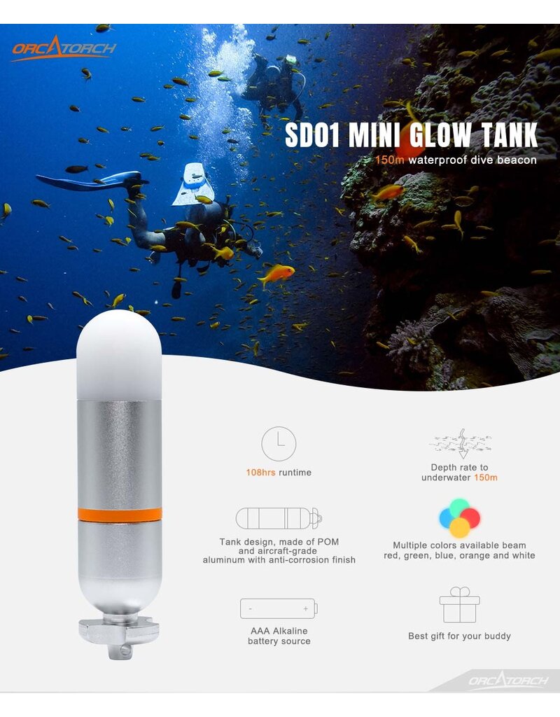 Orca Torch SD01 Mini Glow Tank