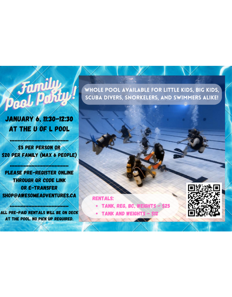 January 6th Pool Party - Tank, Weights Rental